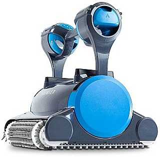 Image shows the Dolphin Premier inground robotic pool cleaner